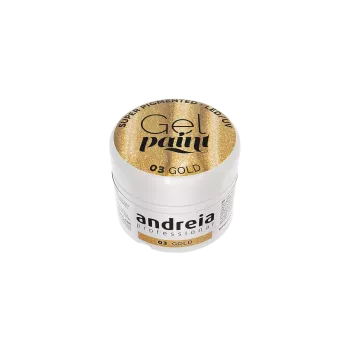 Gel paint ultra pigmenté - Andreia - 03 Doré - 4ml