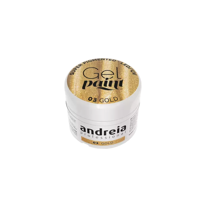 Gel paint ultra pigmenté - Andreia - 03 Doré - 4ml