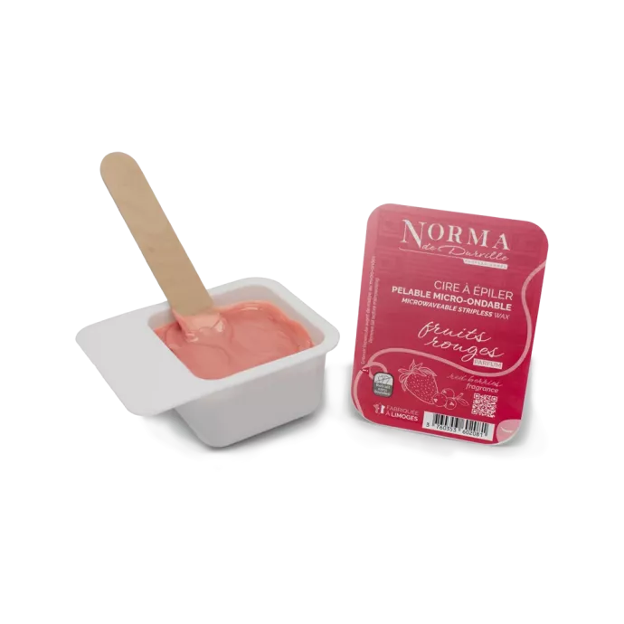 Cassolette cire pelable Fruits Rouges - Micro-ondable - Norma de Durville - 100g