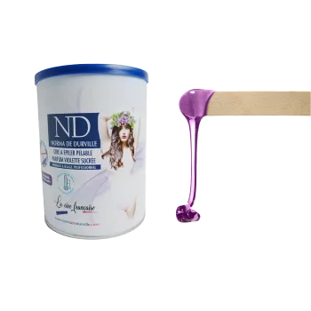 Cire à épiler pelable parfum violette sucrée - Norma de Durville - 800ml