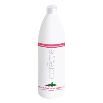 Huile de modelage - Coreme - Thé vert menthe - 1000ml