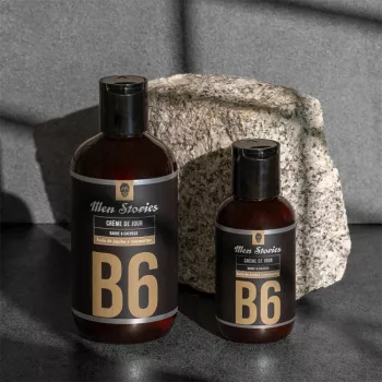 Crème de jour barbe et cheveux 10 en 1 - Men Stories - B6 - 250ml