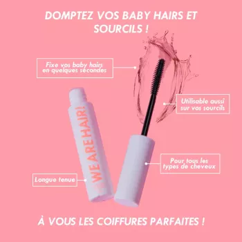 Mascara coiffant lissant baby hair - Cheveux &amp; Sourcils - We Are Hair - 10ml