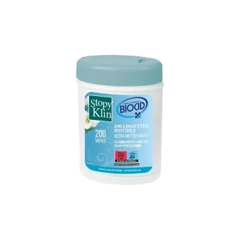 Lingettes nettoyantes Stopy'Klin x200 Biocide