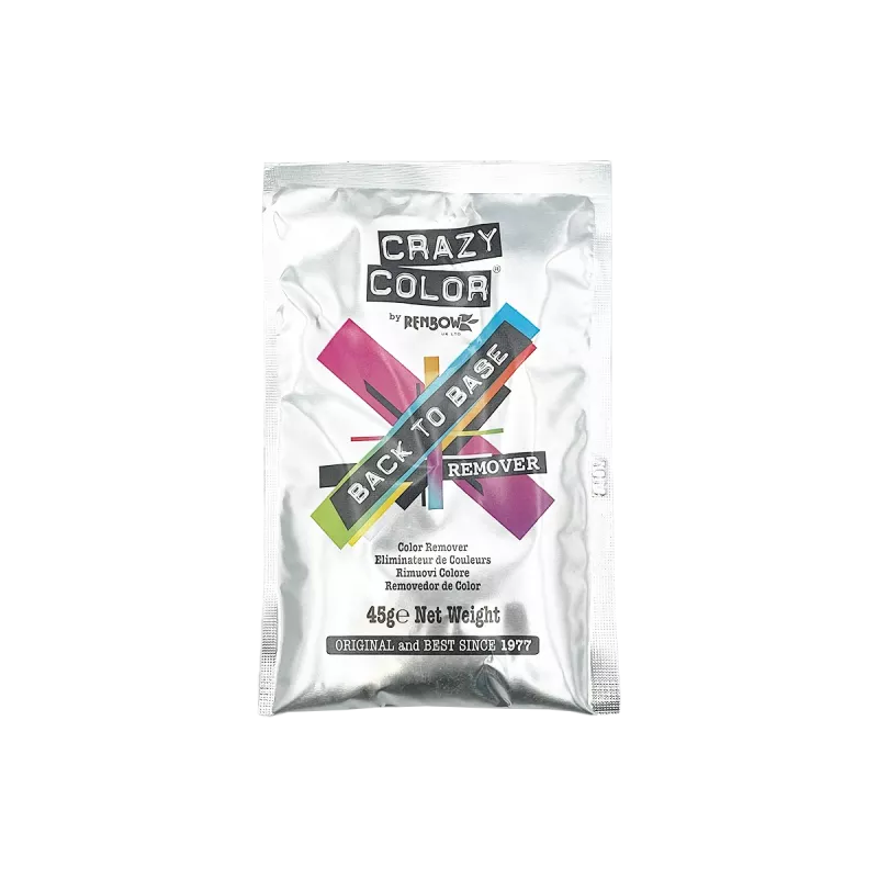 Décapant - Crazy Color - Back To Base Remover - Sachet 46g Décapant - Crazy Color - Back To Base Remover - Sachet 46g