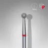 Fraise à ongles diamanté « boule » rouge diamètre 3.5m - Staleks pro