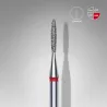 Fraise diamanté flamme rouge, Ø tête 1.4mm, active 8mm - Staleks pro