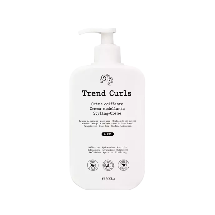 Crème coiffante - Cheveux crépus Type 4ABC - Trend Curls - 500ml