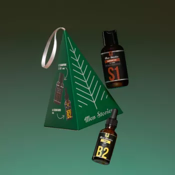 Coffret sapin duo Fêtes - Shampoing + Serum - Men stories