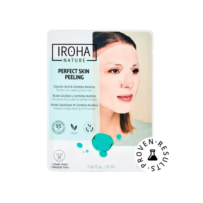 Masque tissu visage peeling  - Iroha - Perfect skin peeling