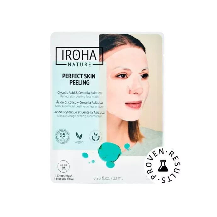 Masque tissu visage peeling  - Iroha - Perfect skin peeling