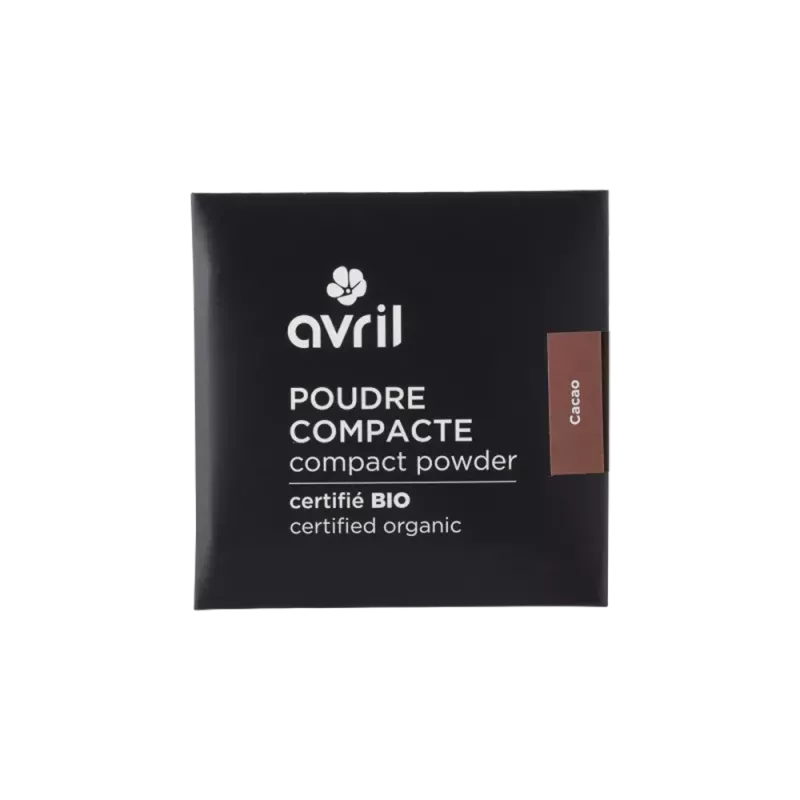 Recharge poudre compacte certifiée bio - Avril - Cacao - 11gr