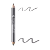 Crayon duo liner certifié bio - Avril - Gris ardois/gris Métallisé - 2gr