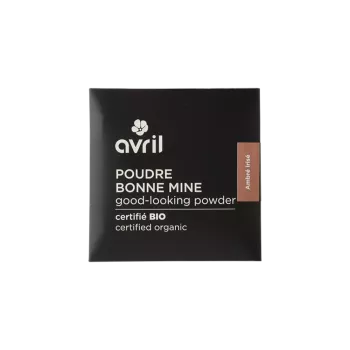 Poudre compacte bonne mine certifiée bio - Avril - Ambré Irisé - 11gr