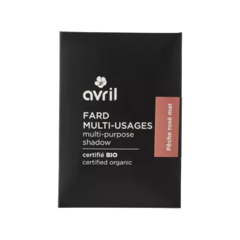 Recharge fard multi-usage certifiée bio - Avril - Pêche rosé mat - 5gr