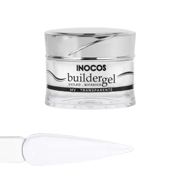 Gel de construction viscosité medium - Inocos - Builder gel - Transparent - 30gr