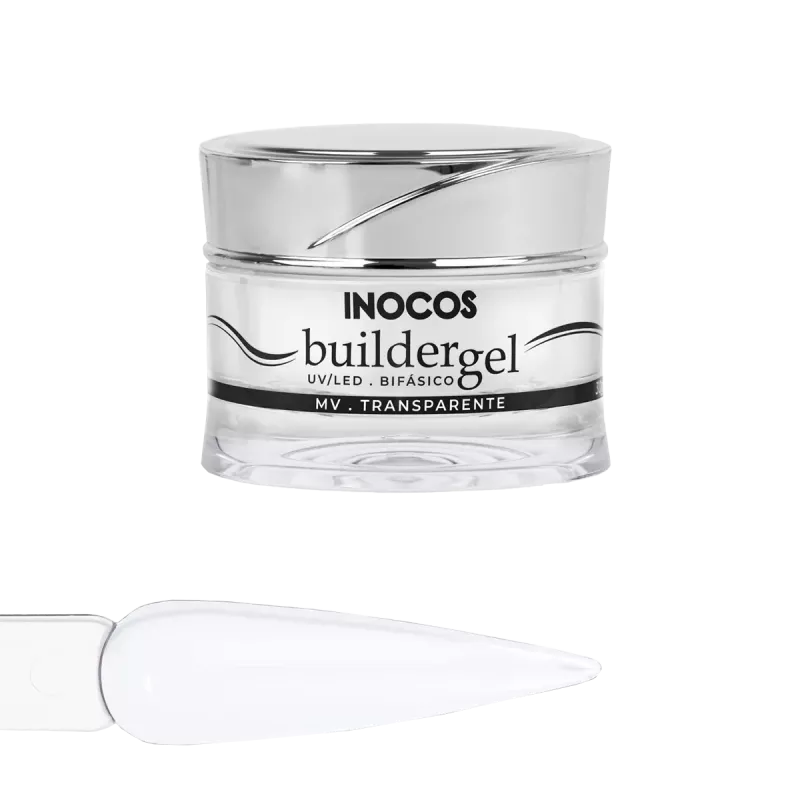 Gel de construction viscosité medium - Inocos - Builder gel - Transparent - 30gr