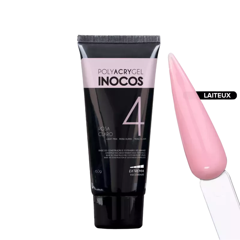 Polyacrygel à haute viscosité - Inocos - Rose clair - 60gr