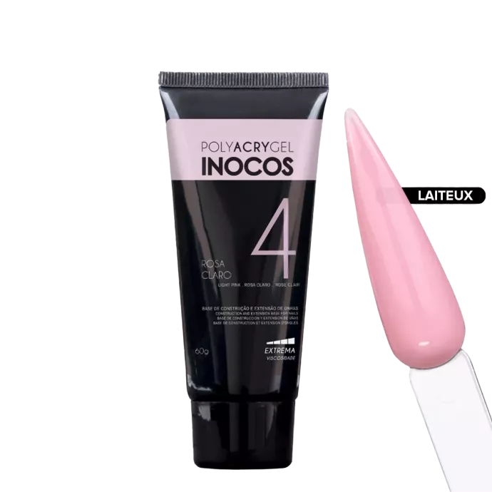 Polyacrygel à haute viscosité - Inocos - Rose clair - 60gr