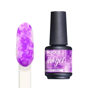 Vernis spécial effet marbré - Inocos - Ink gel - Violet - 15ml