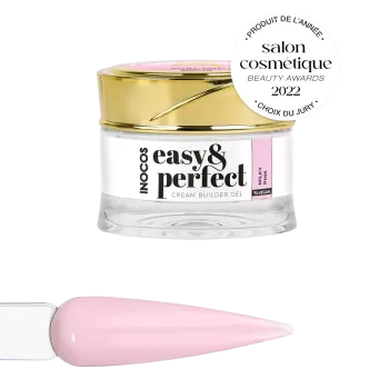 Gel de construction crème - Inocos - Easy &amp; perfect - Rose laiteux - 30gr