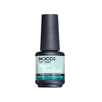 Top coat brillant sans résidus - Inocos - Super top coat - 15ml