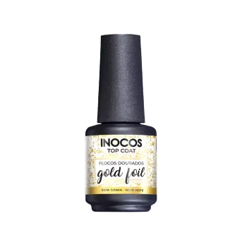 Top coat effet foil - Inocos - Top coat foil or - 15ml