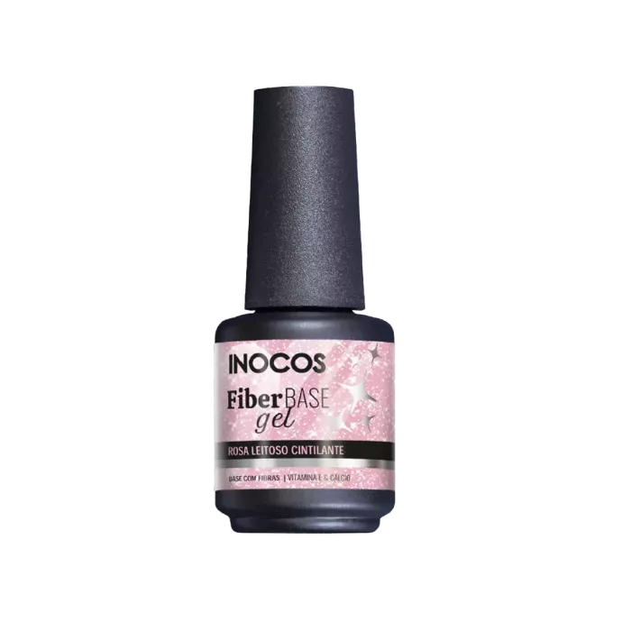 Base fibre - Inocos - Fiber base - Rose laiteux scintillant - 15ml