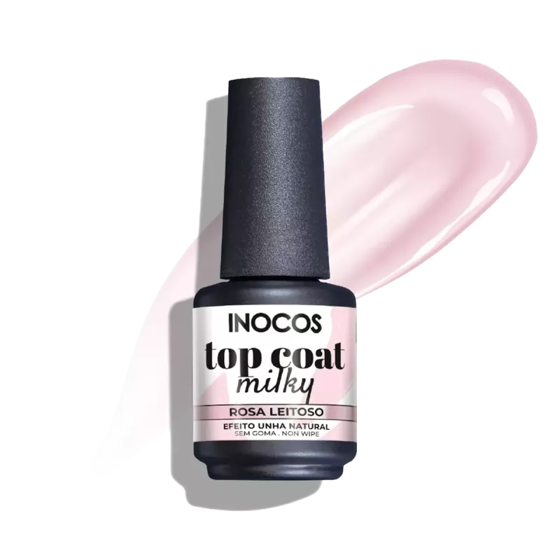 Top coat milky - Inocos - Rose laiteux - 15ml