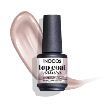 Top coat laiteux - Inocos - Natura cacao naturel - 15ml