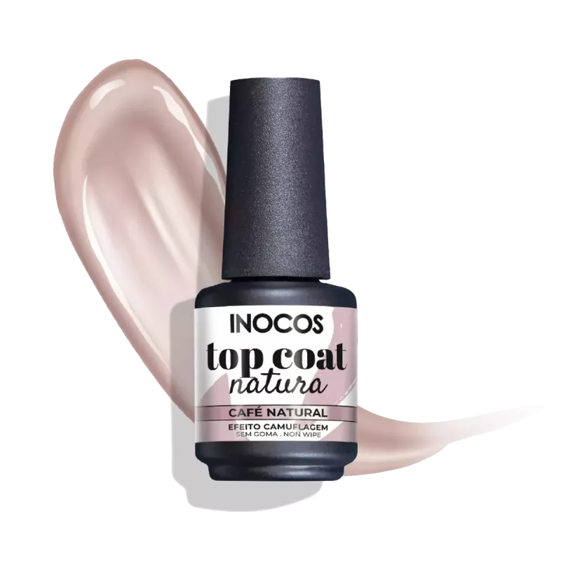 Top coat laiteux - Inocos - Natura cacao naturel - 15ml