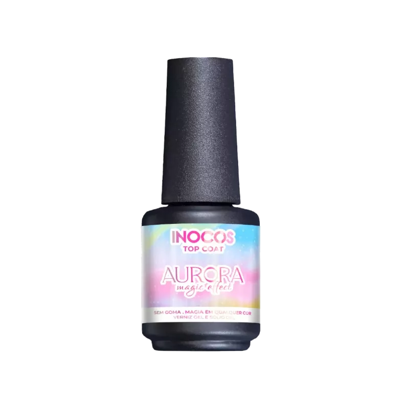 Top coat effet sirène - Inocos - Top coat aurora - 15 ml