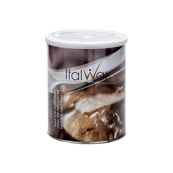 Cire en pot naturelle avec bandes - Italwax - Natural - 800ml