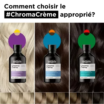 Shampoing neutralisant vert - L'Oréal professionnel - Chroma crème - 300ml