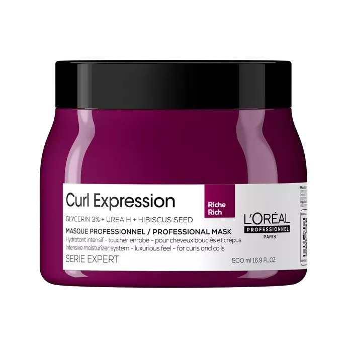 Masque nutritif cheveux crépus - L'Oréal professionnel - Curl Expression - 500ml