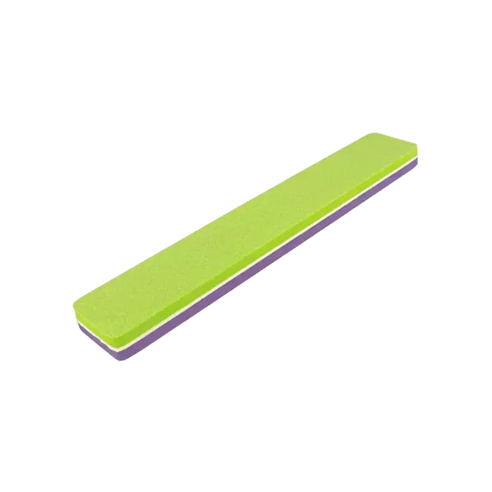 Buffer pour ongle 120/180 vert violet - Courrege