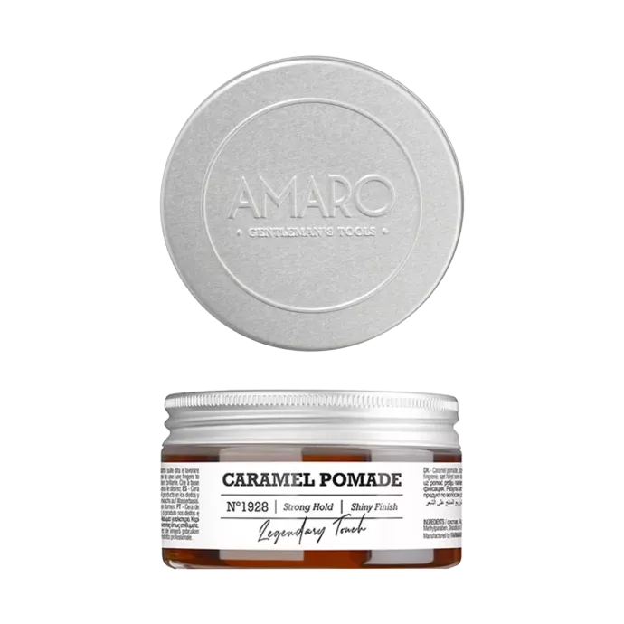 Cire au caramel fixation forte - Amaro - Caramel pomade - 100ml