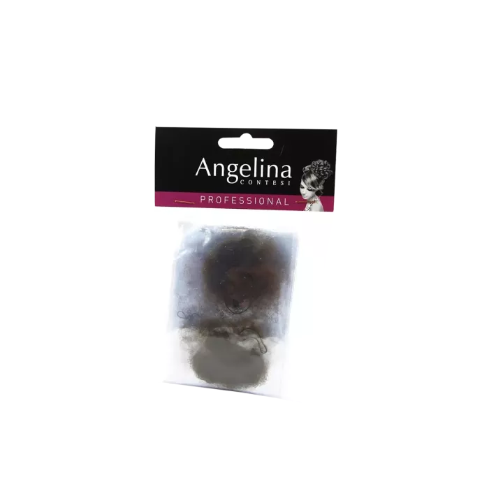 Filet à chignon châtain lot de 12 - Angelina