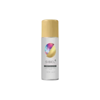 Spray colorés pour cheveux métal or - Sibel - 125ml