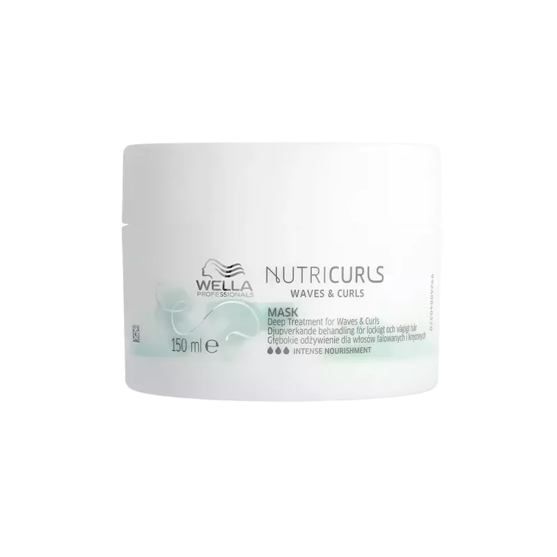 Masque profond cheveux ondulés bouclés - Wella - Nutricurls - 150ml