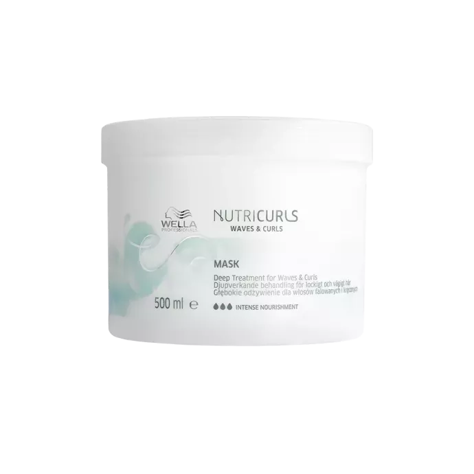 Masque profond cheveux ondulés bouclés - Wella - Nutricurls - 500ml