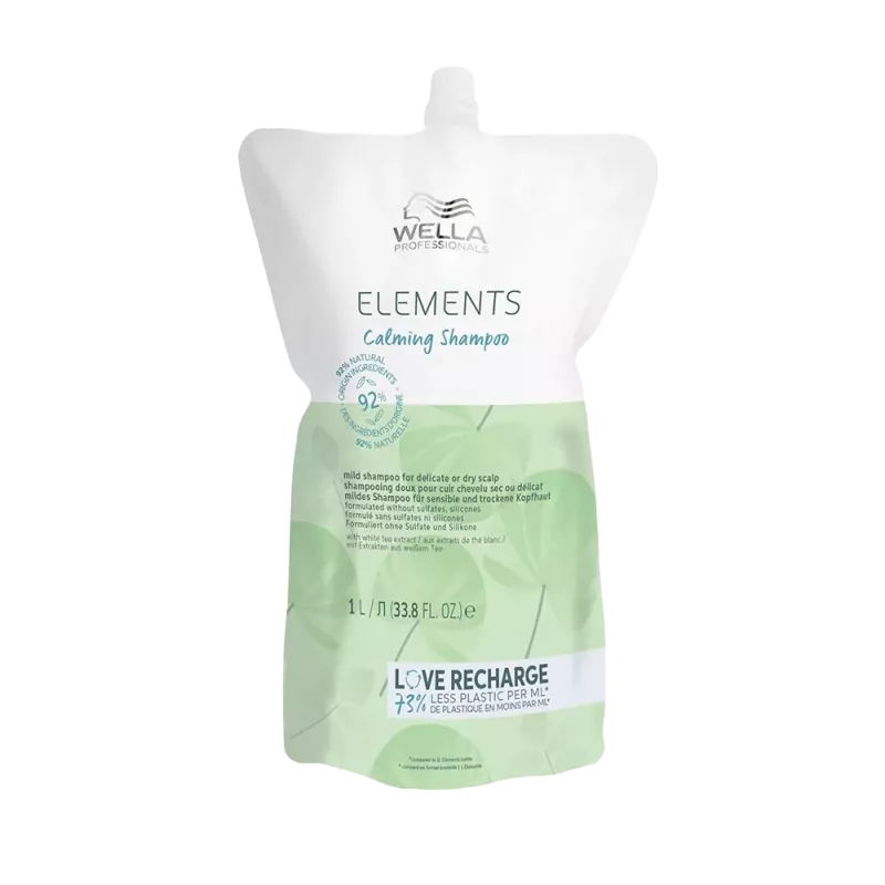 Shampoing doux cuir chevelu sensible - Wella - Elements Calming - 1000ml