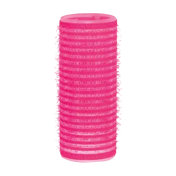 Bigoudis rose en velcro diam 25mm x12 - Haircare