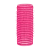 Bigoudis rose en velcro diam 25mm x12 - Haircare