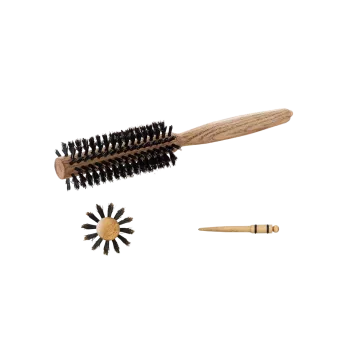 Brosse brushing en poil de sanglier - Hairbrushes - Natural wood - Diam 15mm