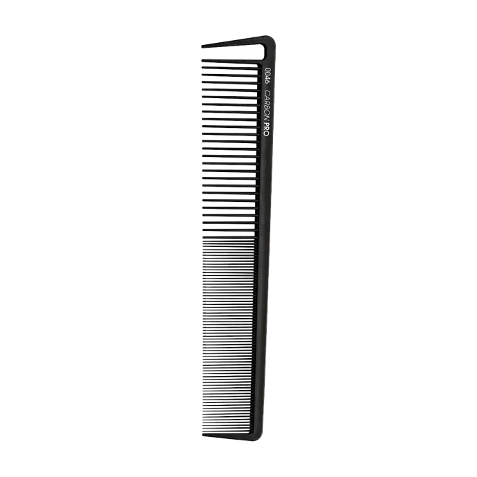 Peigne déméloir professionnel en carbone 21.5cm - Haircare - 0046 Carbon Pro