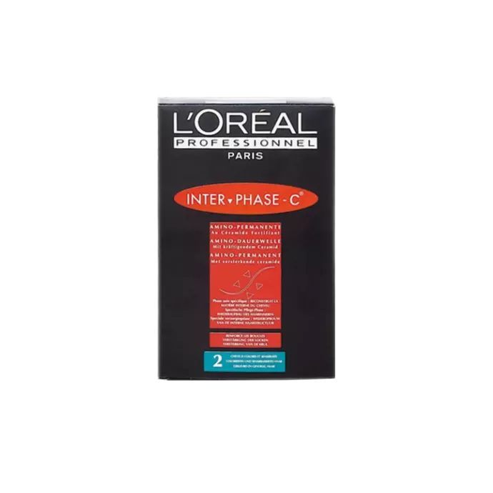 Kit permanente cheveux colorés et sensibilisés - L'Oréal Interphase-C