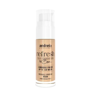 Fond de teint soyeux - Andriea - Refresh Silk Foundation - Crème 01 - 30ml