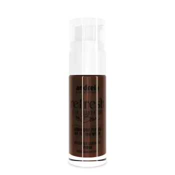 Fond de teint soyeux - Andriea - Refresh Silk Foundation - Ganache café 10- 30ml