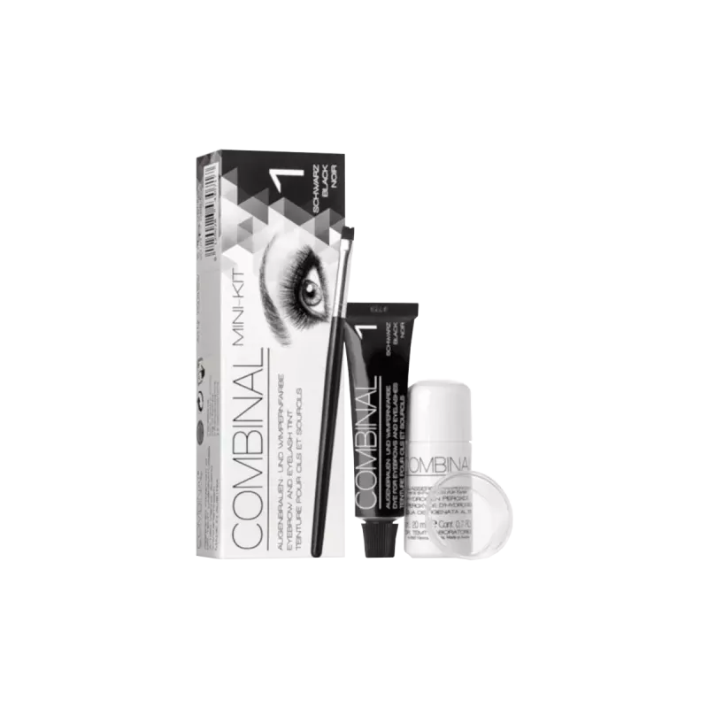 Kit teinture cils et sourcils - Combinal - Noir